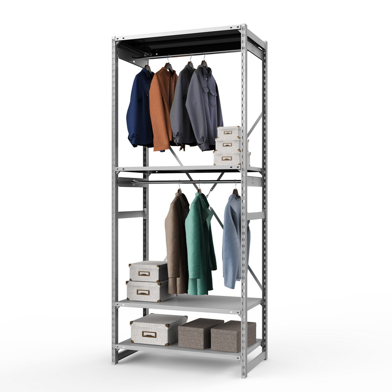 Стеллаж металлический для одежды ТСУ Универсальный, 2500х1000х600 мм. полки: метал. 4 шт.