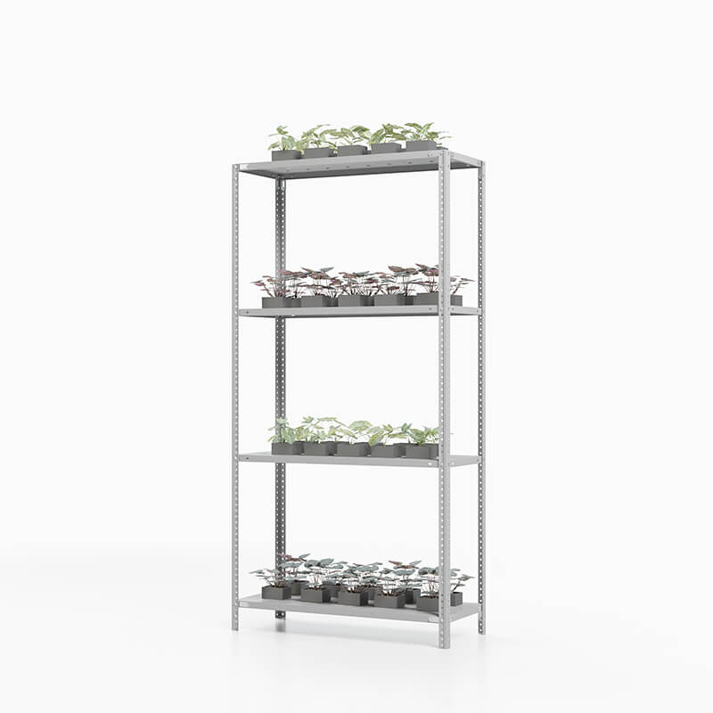 Стеллаж ТС Лайт 1500х700х400, 4 полки перф.