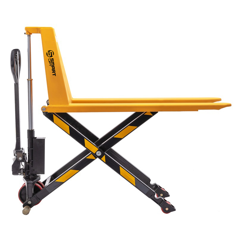 Гидравлическая тележка (рохля) SD-HL (HLT10, г/п 1000 кг, 1150x550 мм, высокоподъемная 800 мм) SMARTLIFT (SMART)