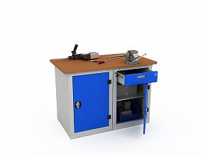 Верстак двухтумбовый WOKER PRO 2102.1200