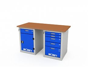 Верстак двухтумбовый WOKER PRO 2205.1500