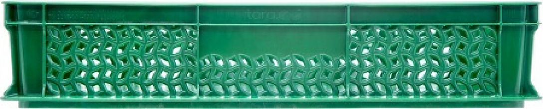 Ящик 600х400х120 мм дно сплошное, стенки перфорированные, без ручек морозостойкий