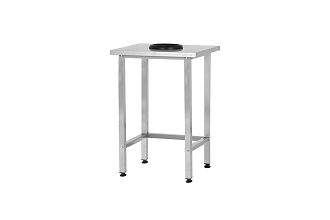 Стол производственный СПРп - 800x700x860 Profi Inox, сбор отходов (полка-обвязка)