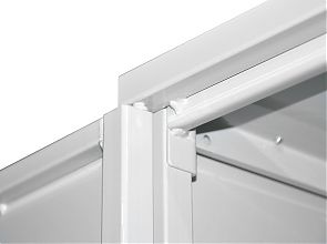 Стеллаж-шкаф СТ-200 с сплошными дверьми 2500х1030х400, 5 полок