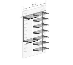 Гардеробная система GS. Балкон №2