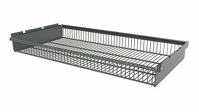 Корзина выдвижная 863х440х85 (Серебристый)