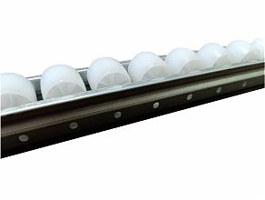 Роликовая планка для гравитационного стеллажа