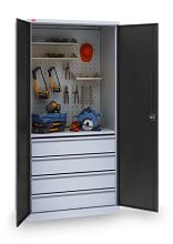 Инструментальный шкаф ИП-1/7 (Графит)