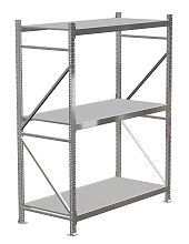Стеллаж MS Pro 2500х1800х800, 3 яруса, оц.