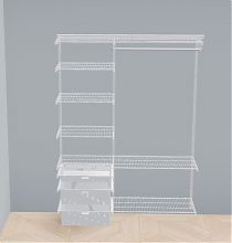 Гардеробная система Практик Home. Прихожая Medium №12