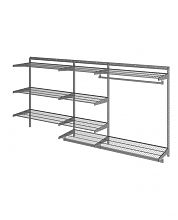 Гардеробная система Практик Home Optima G240 графит