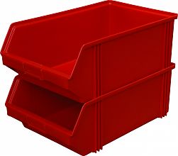 Пластиковый ящик 500х310х183 мм 7965 (красный)