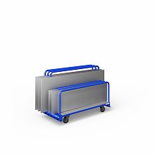 Стеллаж на колесах для перевозки листового материала СМК-1300х600