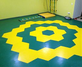 Спортивное покрытие FACTOR SPORT Hard-Soft, средней жесткости (14мм)