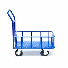 Тележка платформенная КПБ-300-200-К, с бортом, 600х900 мм