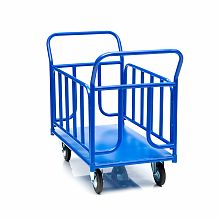 Тележка платформенная КПО-300Т-125-К , с бортами, 600х1000мм