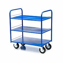 Тележка платформенная КР-3-125-К 3-х ярусная, 600х900мм