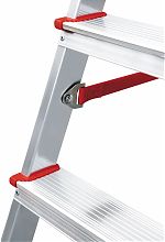 Профессиональная алюминиевая стремянка с органайзером NV3115.6