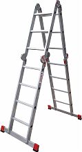 Профессиональная алюминиевая лестница-трансформер, ширина 400 мм NV3320.5