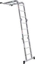 Лестница-трансформер алюминиевая, ширина 400 мм NV1322.3