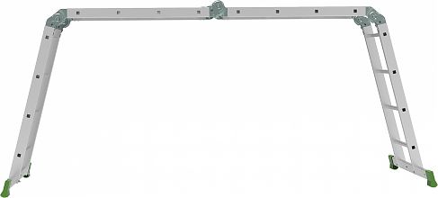 Лестница-трансформер алюминиевая компактная, ширина 340 мм NV 2327.4