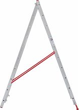 Лестница алюминиевая двухсекционная многофункциональная NV2220.17