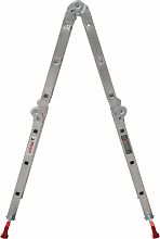 Лестница-трансформер алюминиевая, ширина 400 мм NV2322.3