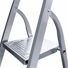 Стремянка алюминиевая со ступенями 130 мм и органайзером NV1118.5