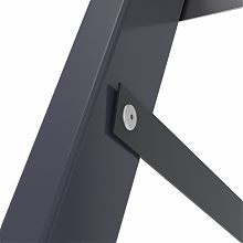 Стремянка стальная с алюминиевыми ступенями NV2130.3