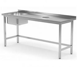 Ванна моечная с рабочей поверхностью ВМРП 1000x500x860