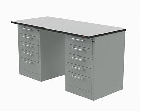 Стол рабочий 1800х700 мм 41.Т.С5.С5 (RAL7012)