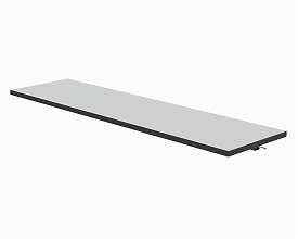 Нижняя полка для оборудования 1800х400 мм ESD (RAL7012)