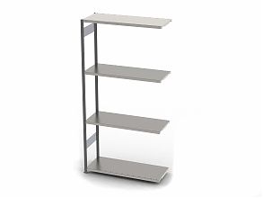 Стеллаж S90 2020х900х300, 4 полки, доп. секция