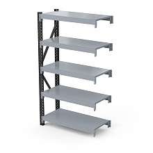 Стеллаж Векстор 500 (2000x1800x500 мм) 5 ярусов. Доп. секция
