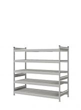 Стеллаж СТ-023 полочный 1800x1800x800 5 яруса цинк