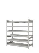 Стеллаж СТ-023 полочный 2000x1800x800 6 яруса окрашен