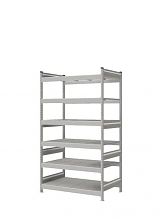 Стеллаж СТ-023 полочный 2200x1200x800 6 яруса окрашен