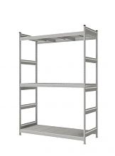 Стеллаж СТ-023 полочный 3000x1800x800 3 яруса окрашен