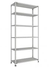 Стеллаж СТ-011 полочный 2200x1000x400 6 ярусов, нагрузка на полку 150