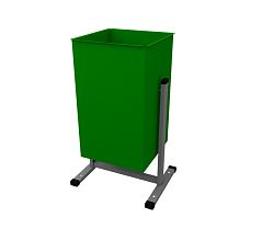 Металлическая урна «Уралочка Бюджет 2» (Мятно-зеленый шагрень)