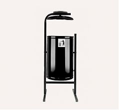 Уличная урна «Космос» с пепельницей, вкапываемая