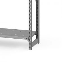 Стеллаж металлический ТСУ Универсал, 2500x760x500 мм. Полки: метал. перф. усил. 5 шт.